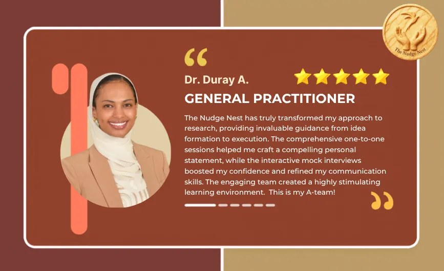 Testimonial from Dr. Duray A.