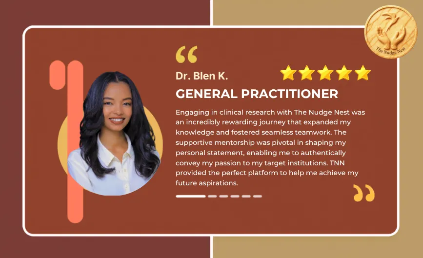 Testimonial from Dr. Blen K.